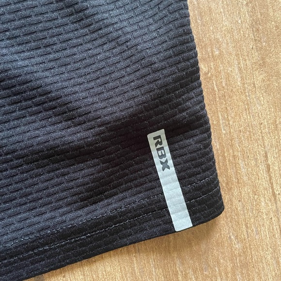 RBX Black Short Sleeve 100% Polyester Athletic Shirt Men's Large - Picture 4 of 8